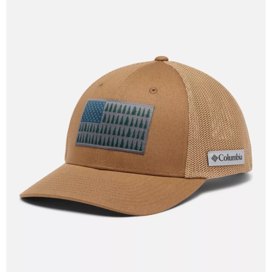 Columbia Sale Columbia Sale Tree Flag Mesh Ball Cap Mid Crown Delta
