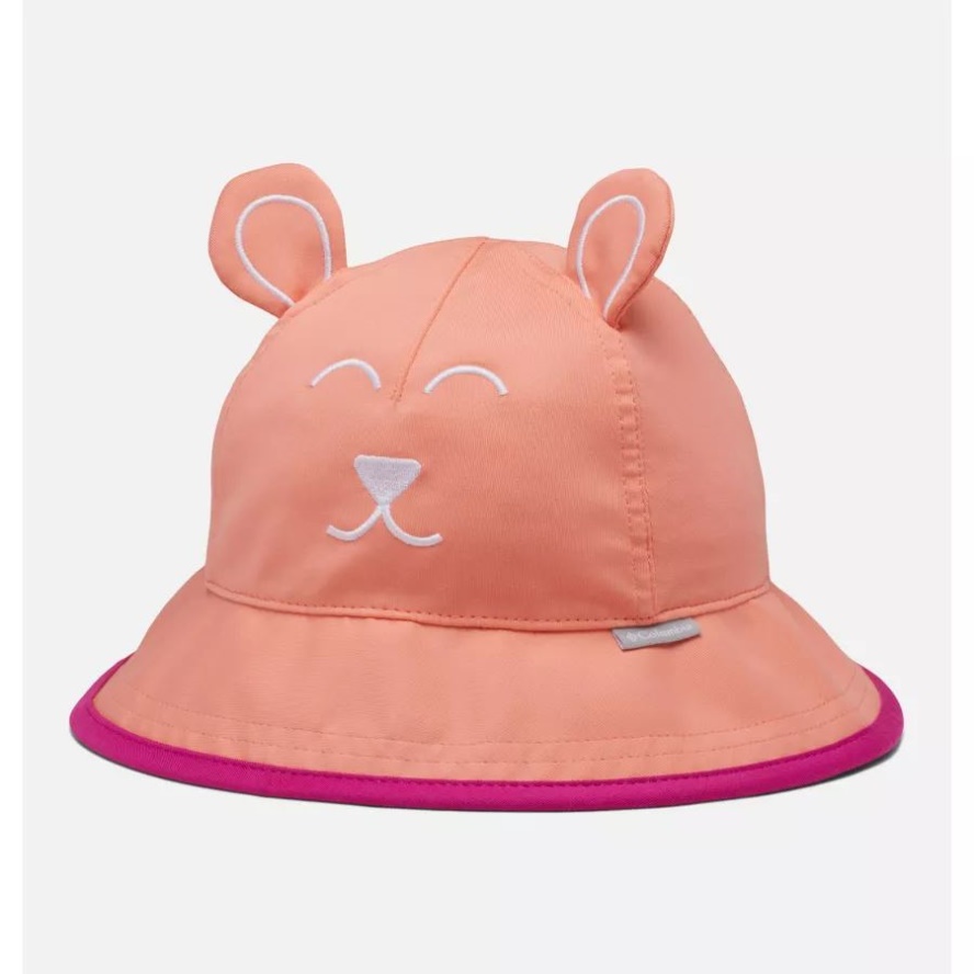 Columbia Sale Coral Reef/White Toddler Tiny Animal Bucket Hat