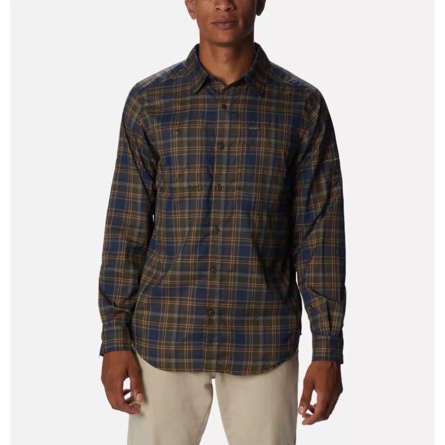 Columbia Sale Cordovan Multi Plaid Men's Silver Ridge Utility Lite Plaid Shirt