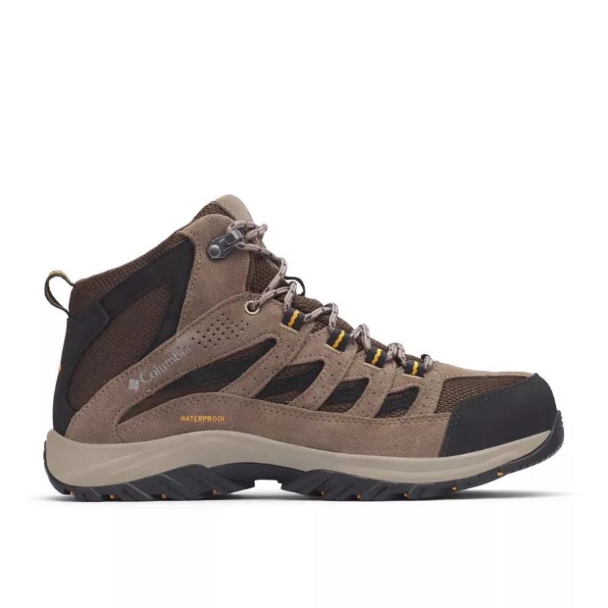 Columbia Sale Cordovan/Squash Men's Crestwood Mid Waterproof Hiking Boot Wide