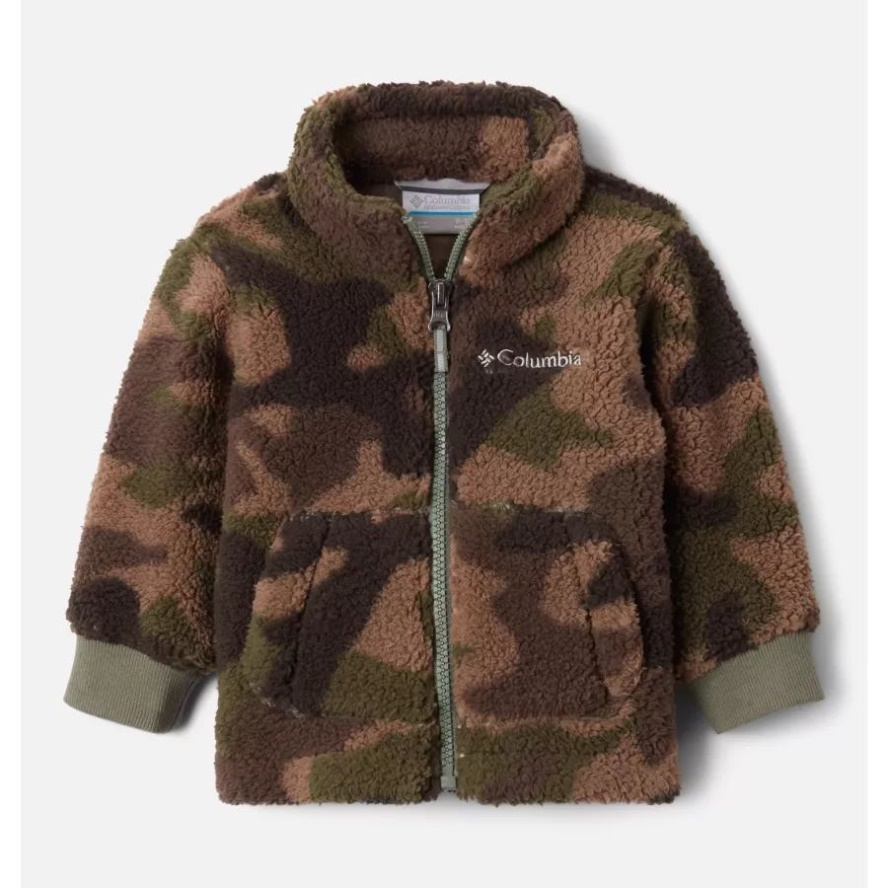 Columbia Sale Cypress Trad Camo Print Infant Rugged Ridge II Full Zip Sherpa Fleece Jacket