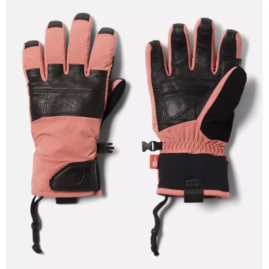 Columbia Sale Dark Coral/Black Women's Peak Pursuit Gloves