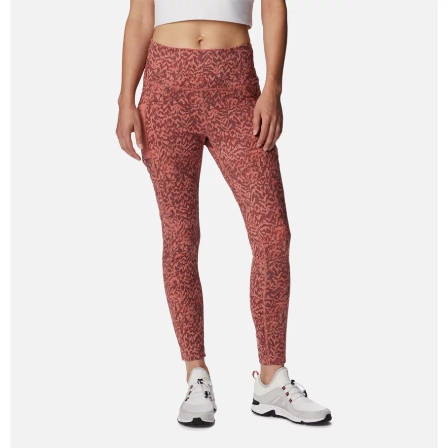 Columbia Sale Dark Coral Terrain Women's Windgates II Leggings