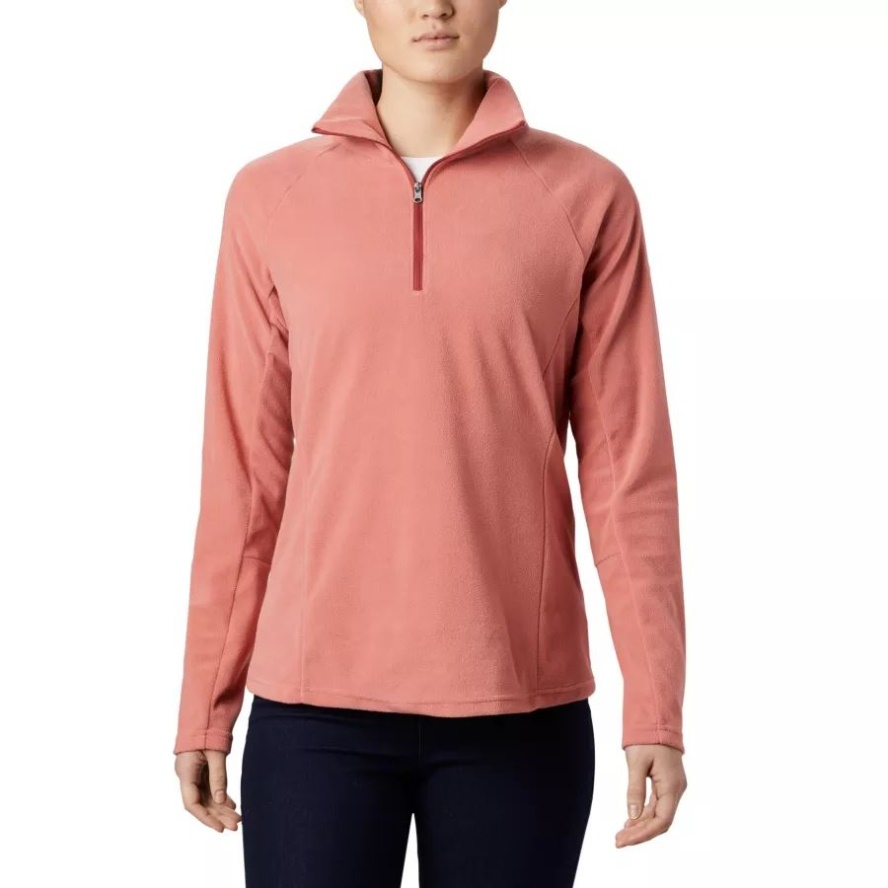 Columbia Sale Dark Coral Women's Glacial IV Half Zip Fleece
