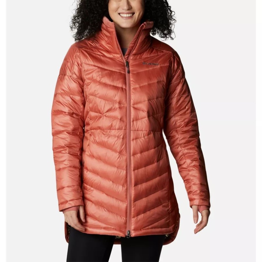 Columbia Sale Dark Coral Women's Joy Peak Mid Omni-Heat Infinity Jacket