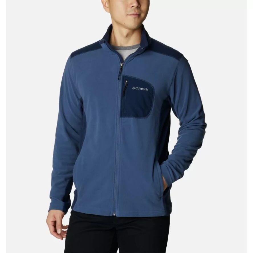 Columbia Sale Dark Mountain/Collegiate Navy Men's Klamath Range Fleece Jacket