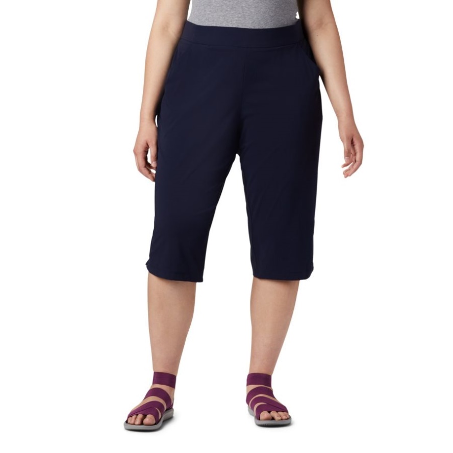 Columbia Sale Dark Nocturnal Women's Anytime Casual Capri Plus Size