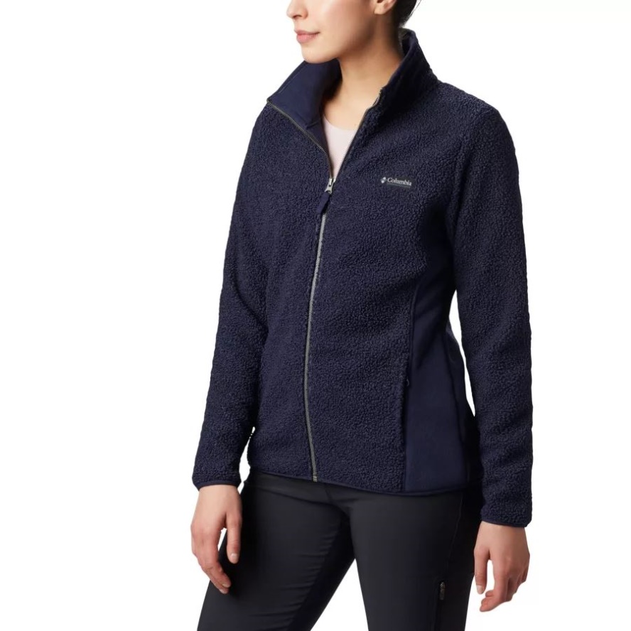 Columbia Sale Dark Nocturnal Women's Panorama Sherpa Fleece Jacket