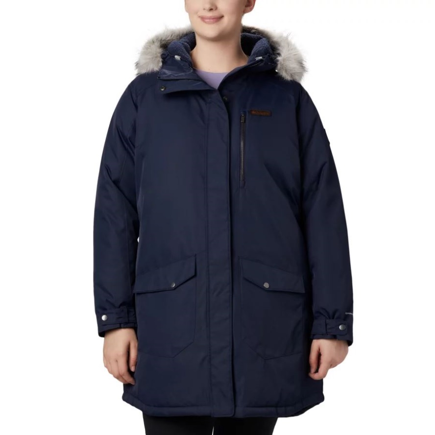 Columbia Sale Dark Nocturnal Women's Suttle Mountain Long Insulated Jacket Plus Size