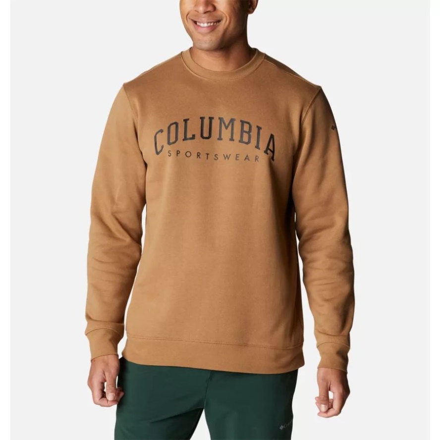 Columbia Sale Delta/Arched Brand Logo Men's Columbia Sale Trek Crew Sweatshirt