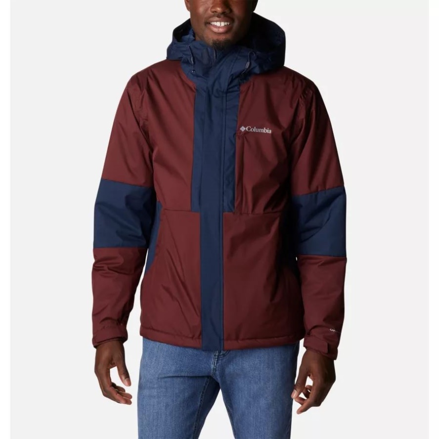 Columbia Sale Elderberry/Collegiate Navy Men's Oso Mountain Insulated Jacket Tall