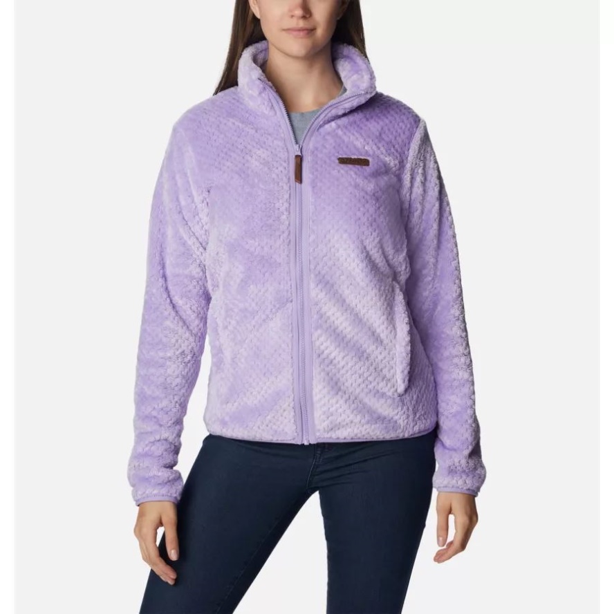 Columbia Sale Frosted Purple Women's Fire Side II Sherpa Full Zip Fleece