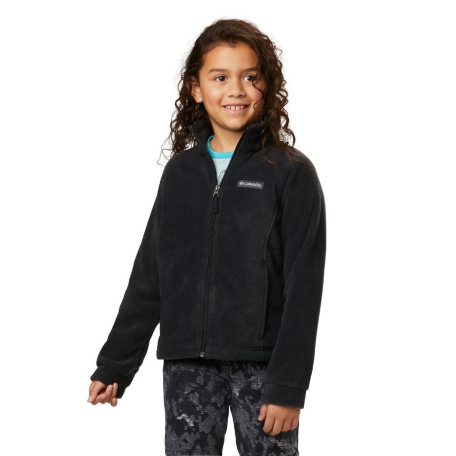 Columbia Sale Girls' Benton Springs Fleece Jacket Black
