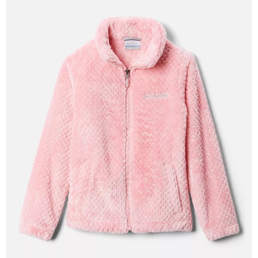Columbia Sale Girls' Fire Side Sherpa Jacket Pink Orchid