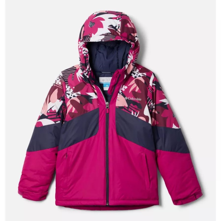 Columbia Sale Girls' Horizon Ride II Jacket Wild Fuchsia/Wild Fuchsia Scraptanical