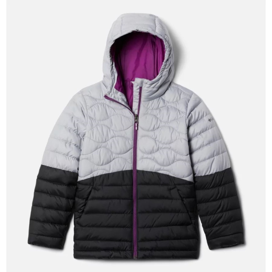 Columbia Sale Girls' Humphrey Hills Puffer Jacket Columbia Sale Grey/Black
