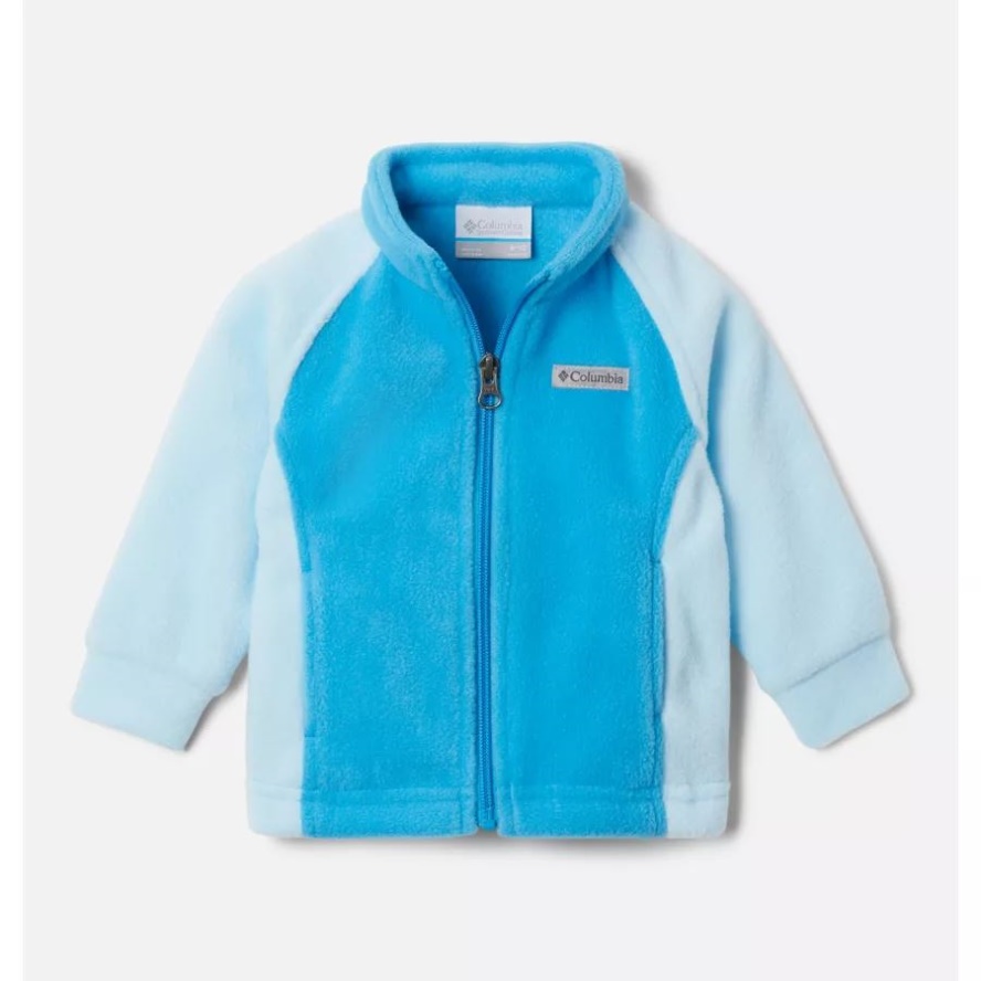 Columbia Sale Girls' Infant Benton Springs Fleece Jacket Spring Blue/Blue Chill