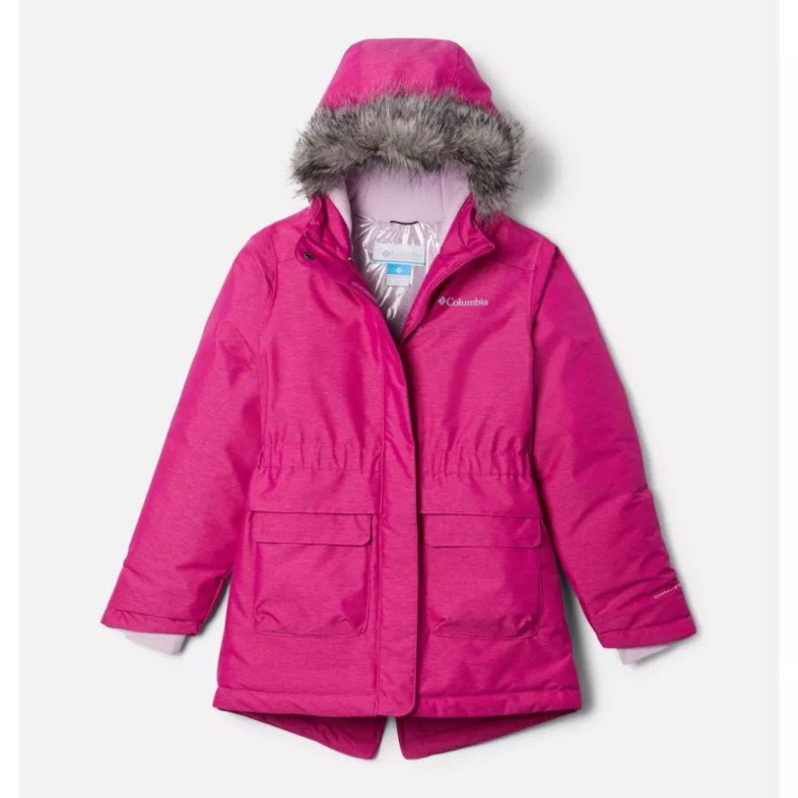 Columbia Sale Girls' Nordic Strider Jacket Wild Fuchsia Heather