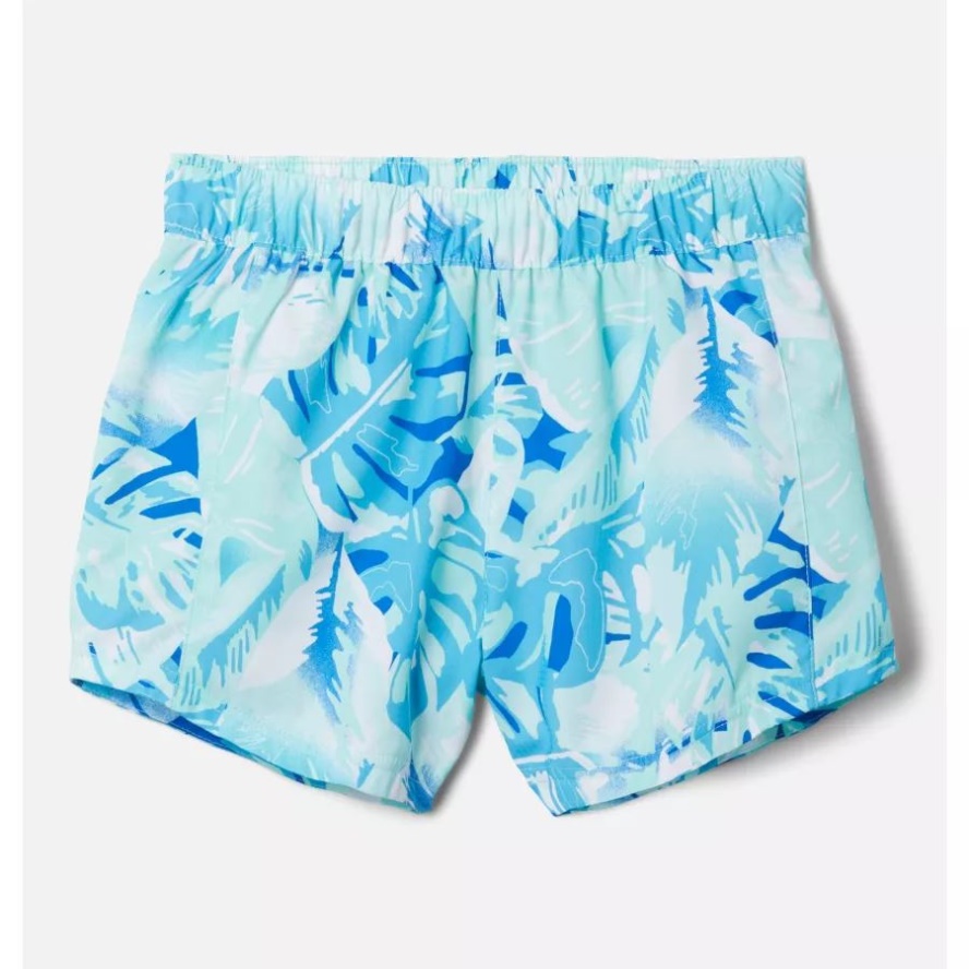 Columbia Sale Girls' PFG Super Tamiami Pull-On Shorts Gulf Stream Philo Palms