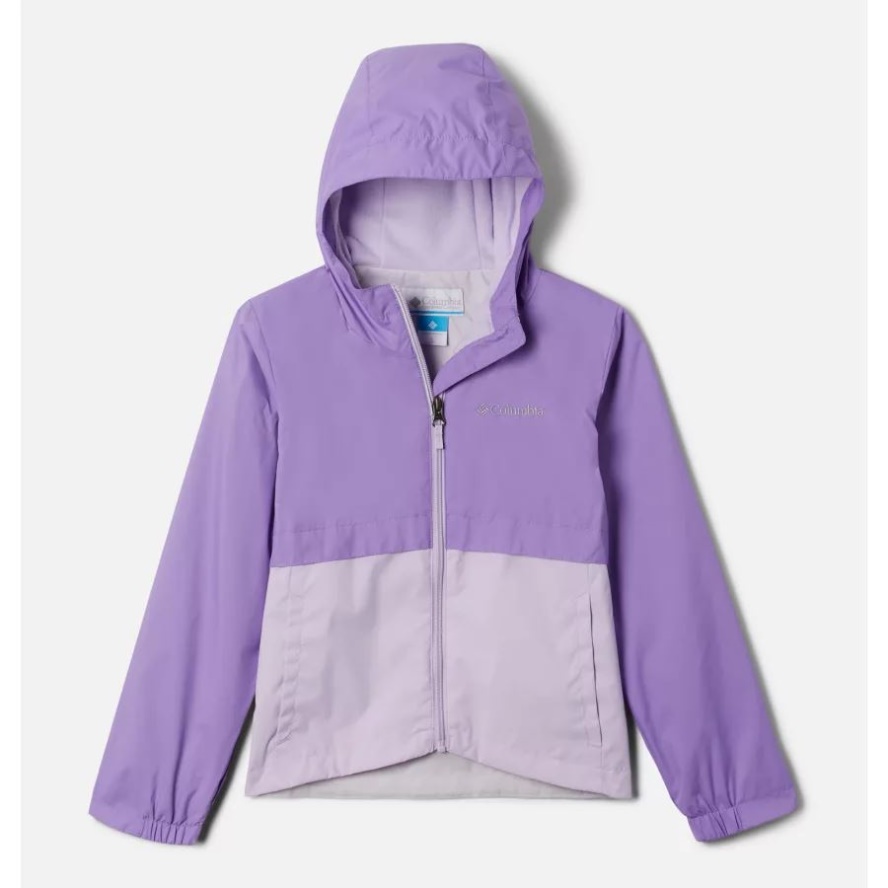 Columbia Sale Girls' Rain-Zilla Jacket Paisley Purple/Morning Mist