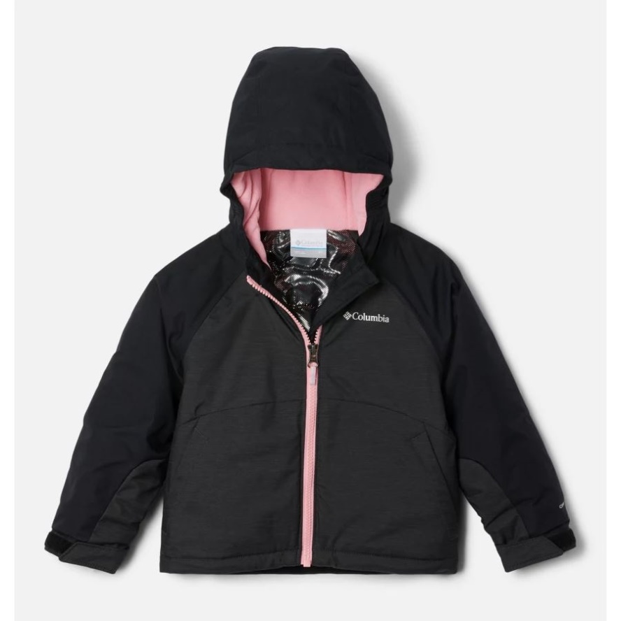 Columbia Sale Girls' Toddler Alpine Action II Jacket Black Heather/Black