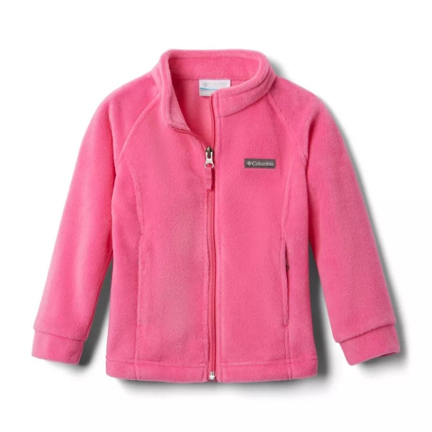 Columbia Sale Girls' Toddler Benton Springs Fleece Jacket Pink Ice