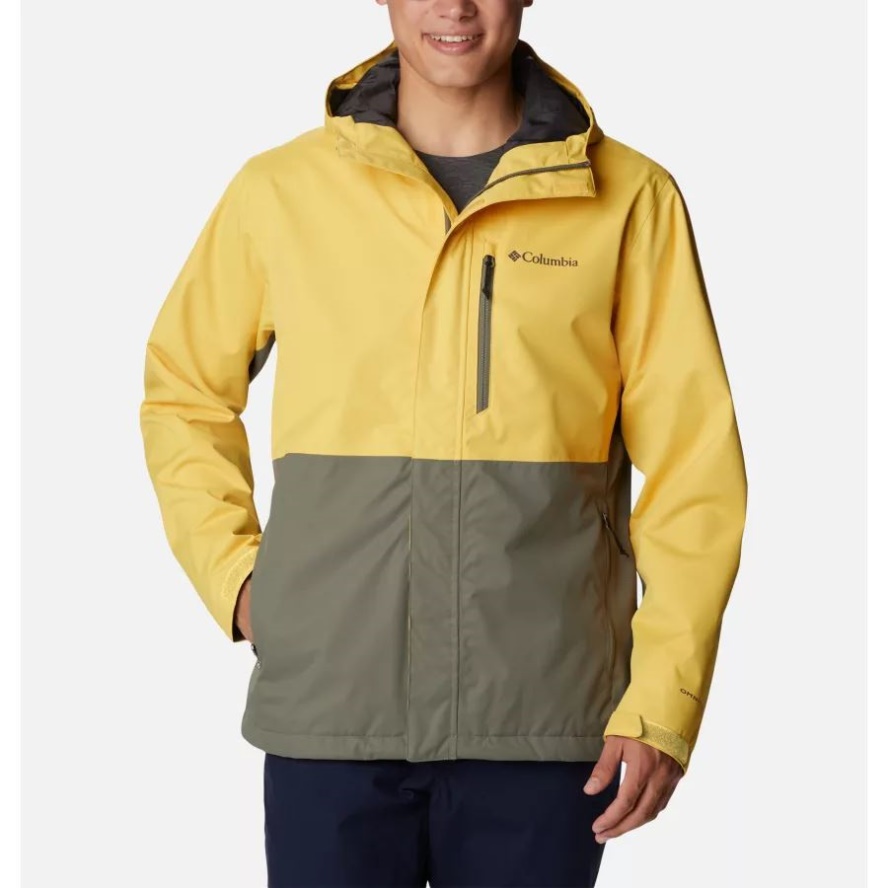 Columbia Sale Golden Nugget/Stone Green Men's Hikebound Jacket