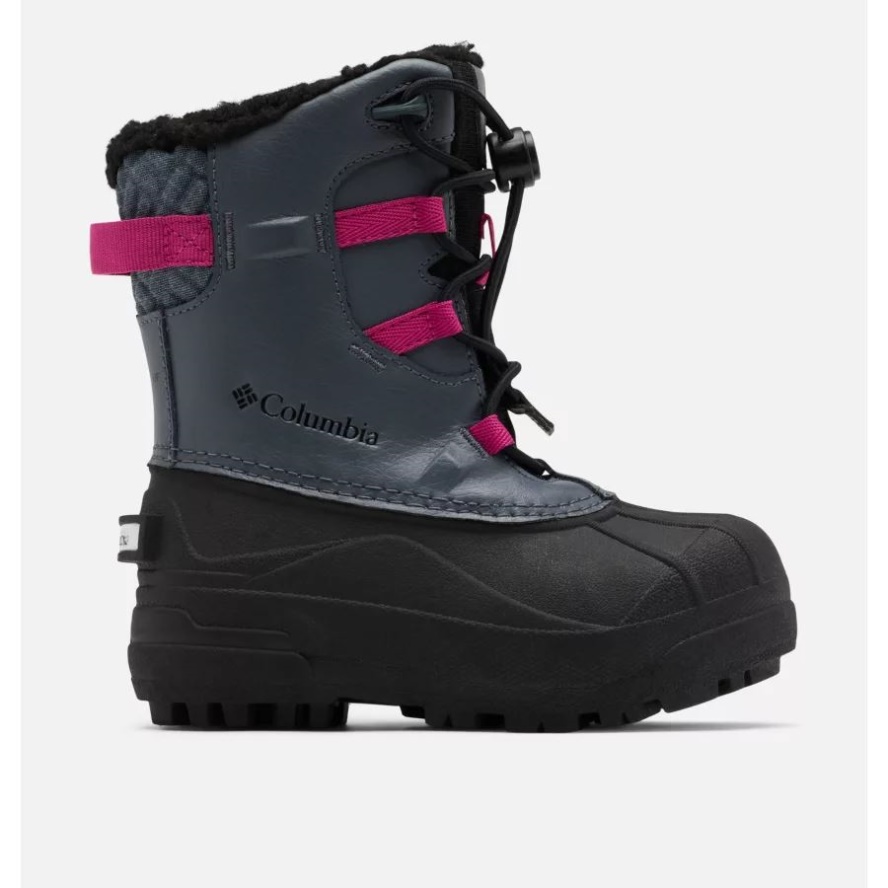 Columbia Sale Graphite/Wild Fuchsia Children's Bugaboot Celsius Waterproof Snow Boot