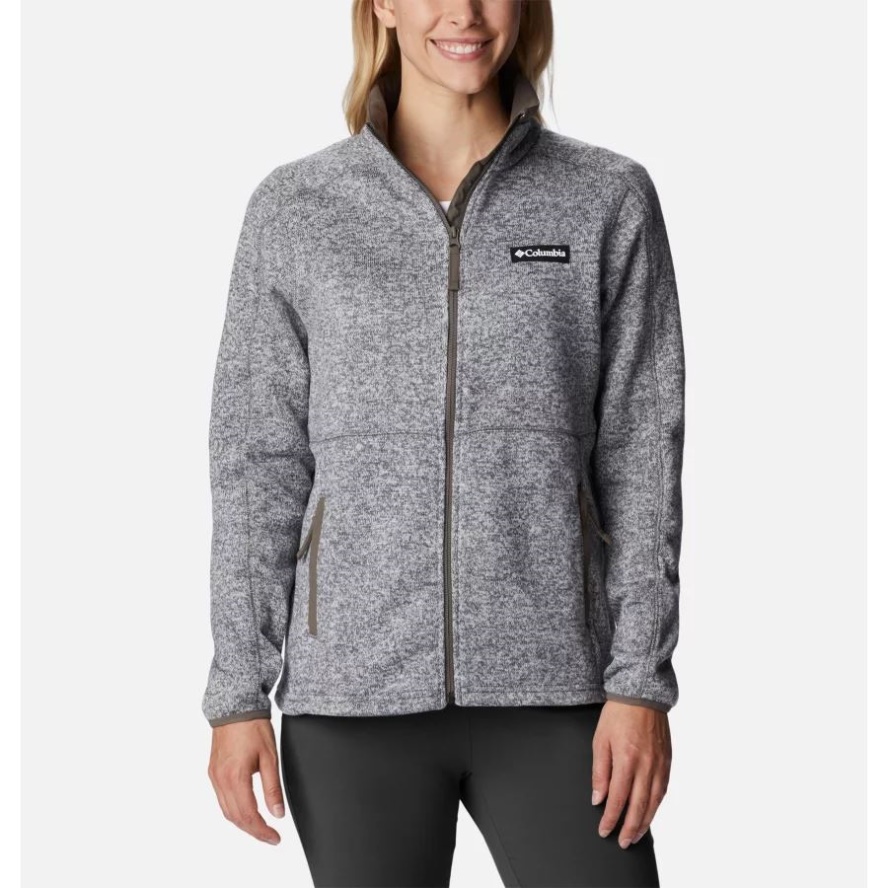 Columbia Sale Grey Heather Women's Sweater Weather Fleece Jacket