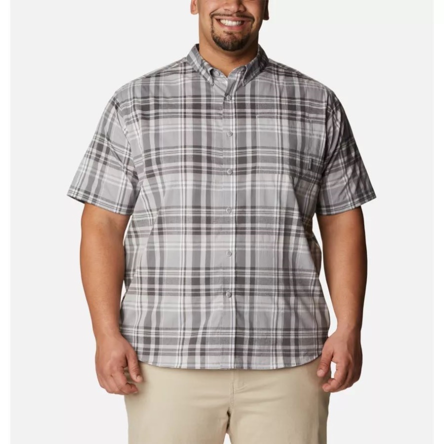 Columbia Sale Grey Multi Madras Columbia Sale Men's Rapid Rivers II Short Sleeve Shirt Big