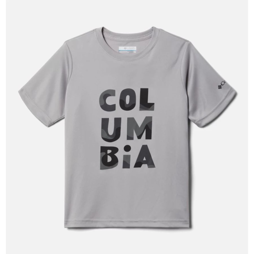 Columbia Sale Grey Undercover Type Boys' Grizzly Ridge Technical Graphic T-Shirt Columbia Sale