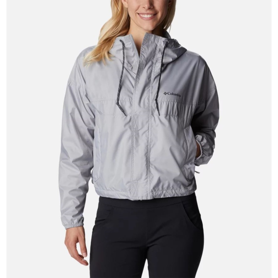 Columbia Sale Grey Women's Flash Challenger Cropped Windbreaker Columbia Sale