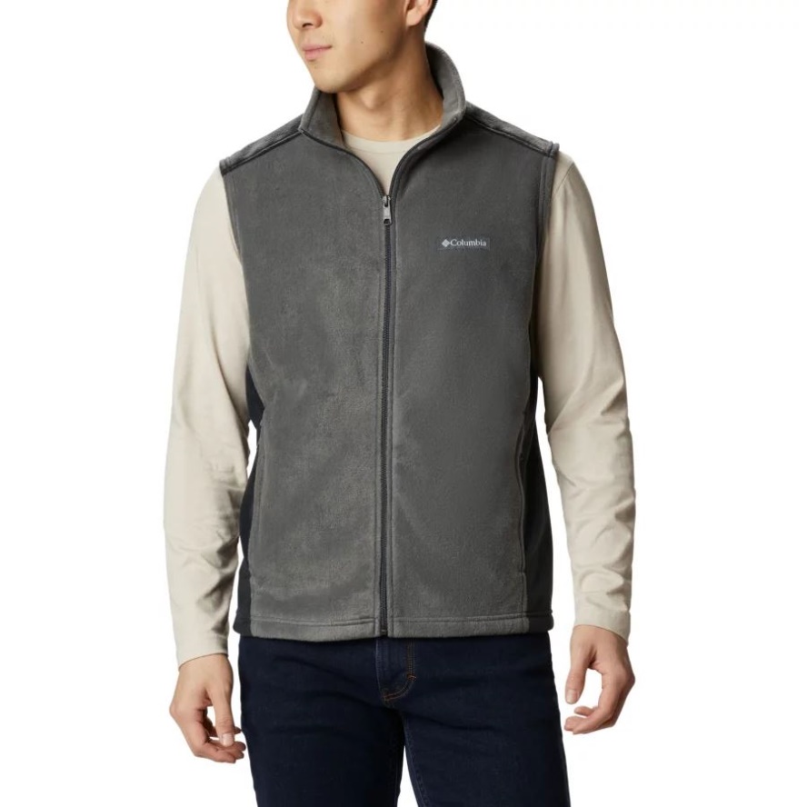 Columbia Sale Grill/Black Men's Steens Mountain Fleece Vest