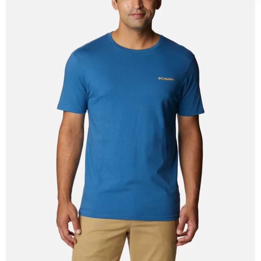Columbia Sale Impulse Blue Men's North Cascades T-Shirt
