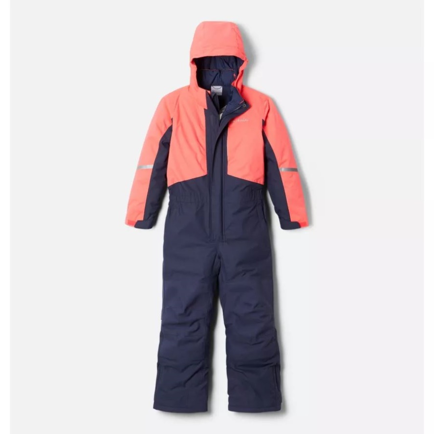 Columbia Sale Kids' Buga II Snowsuit Nocturnal/Neon Sunrise