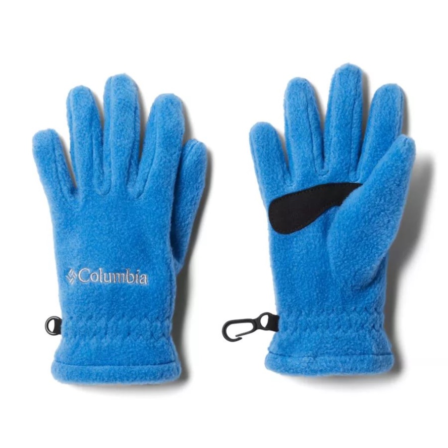Columbia Sale Kids' Fast Trek Fleece Gloves Bright Indigo
