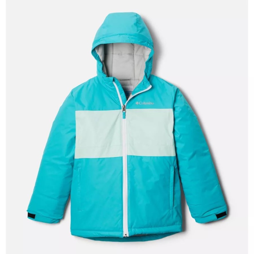 Columbia Sale Kids' Valley Runner Jacket Geyser/Sea Ice
