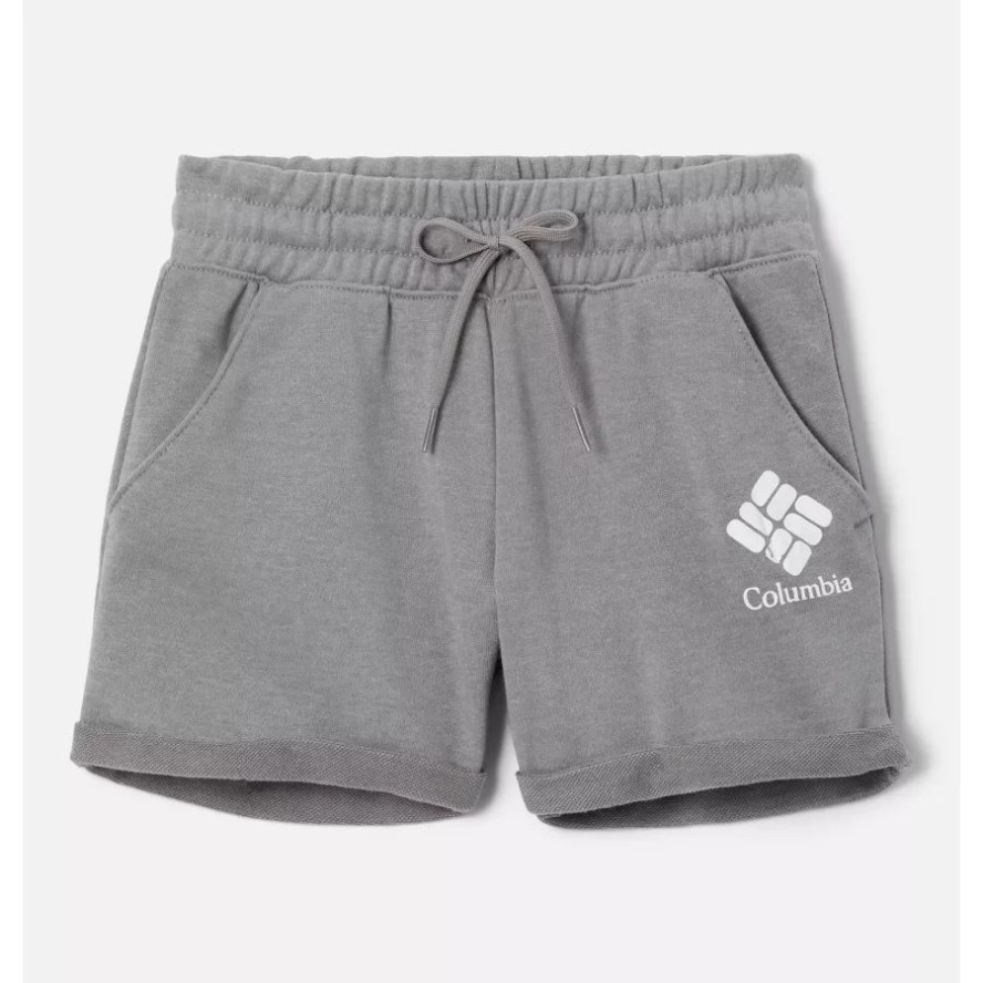 Columbia Sale Light Grey Heather Girls' Columbia Sale Trek French Terry Shorts