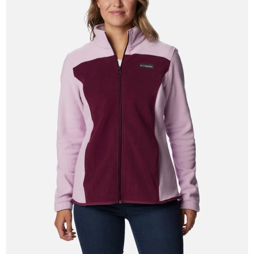 Columbia Sale Marionberry/Aura Women's Overlook Trail Full Zip Jacket