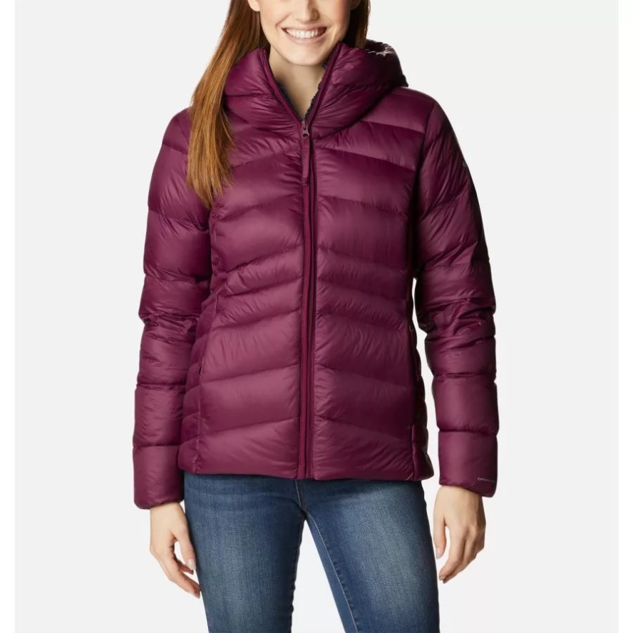 Columbia Sale Marionberry Autumn Park Down Hooded Jacket