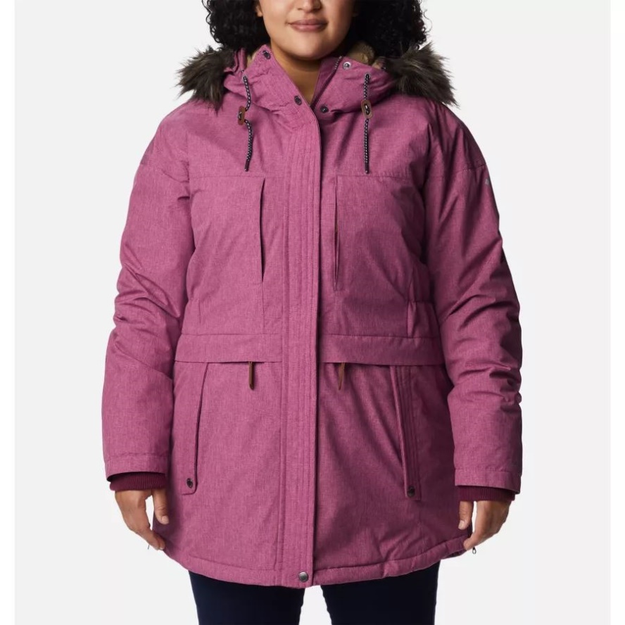 Columbia Sale Marionberry Heather Women's Payton Pass Insulated Jacket Plus Size