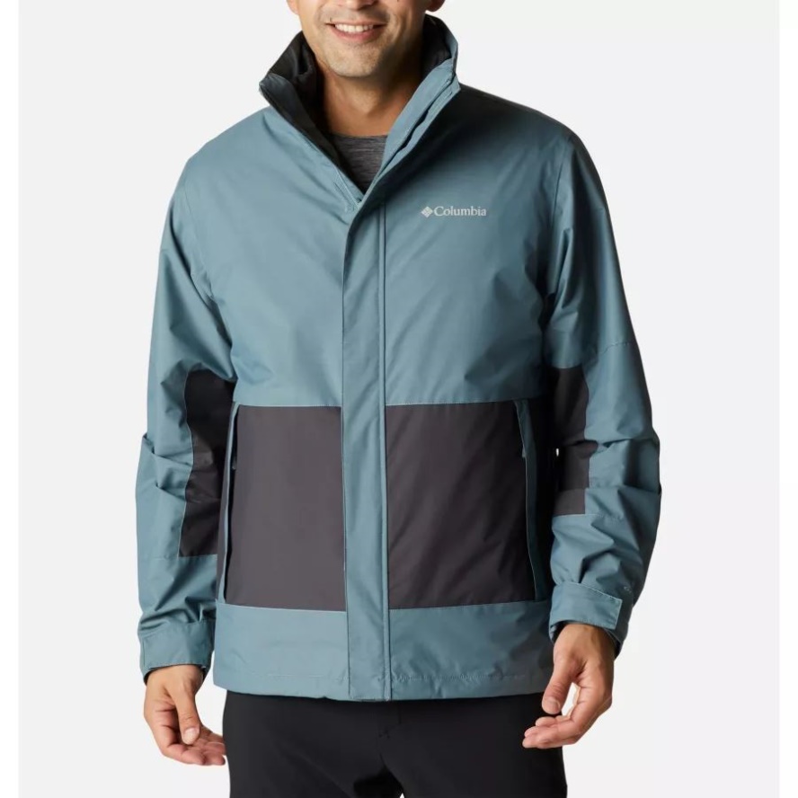 Columbia Sale Men's Agate Alley Interchange Jacket Metal/Shark