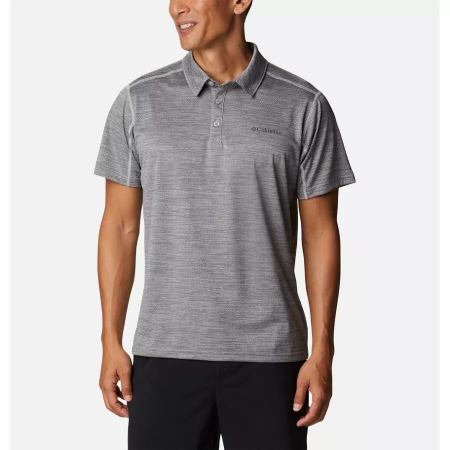Columbia Sale Men's Alpine Chill Zero Polo Columbia Sale Grey Heather