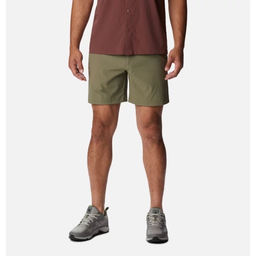 Columbia Sale Men's Canyon Gate Utility Shorts Stone Green
