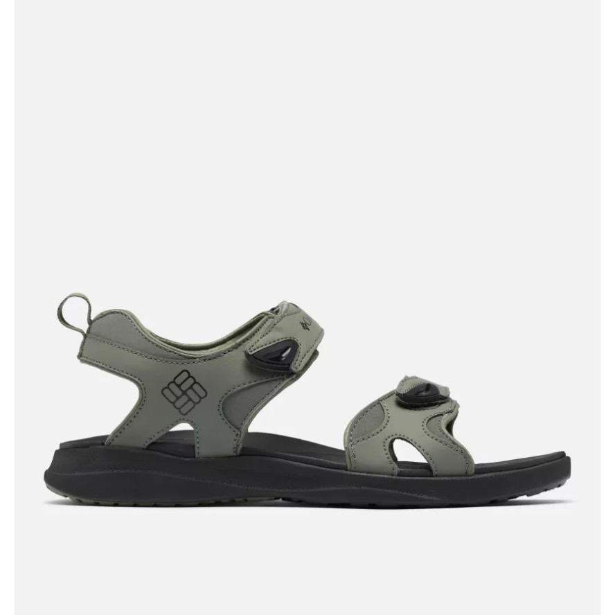 Columbia Sale Men's Columbia Sale Ankle Strap Sandal Gravel/Black