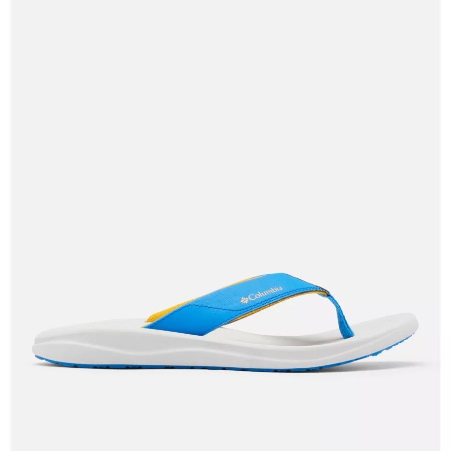 Columbia Sale Men's Columbia Sale Flip Flop Hyper Blue/Bright Marigold