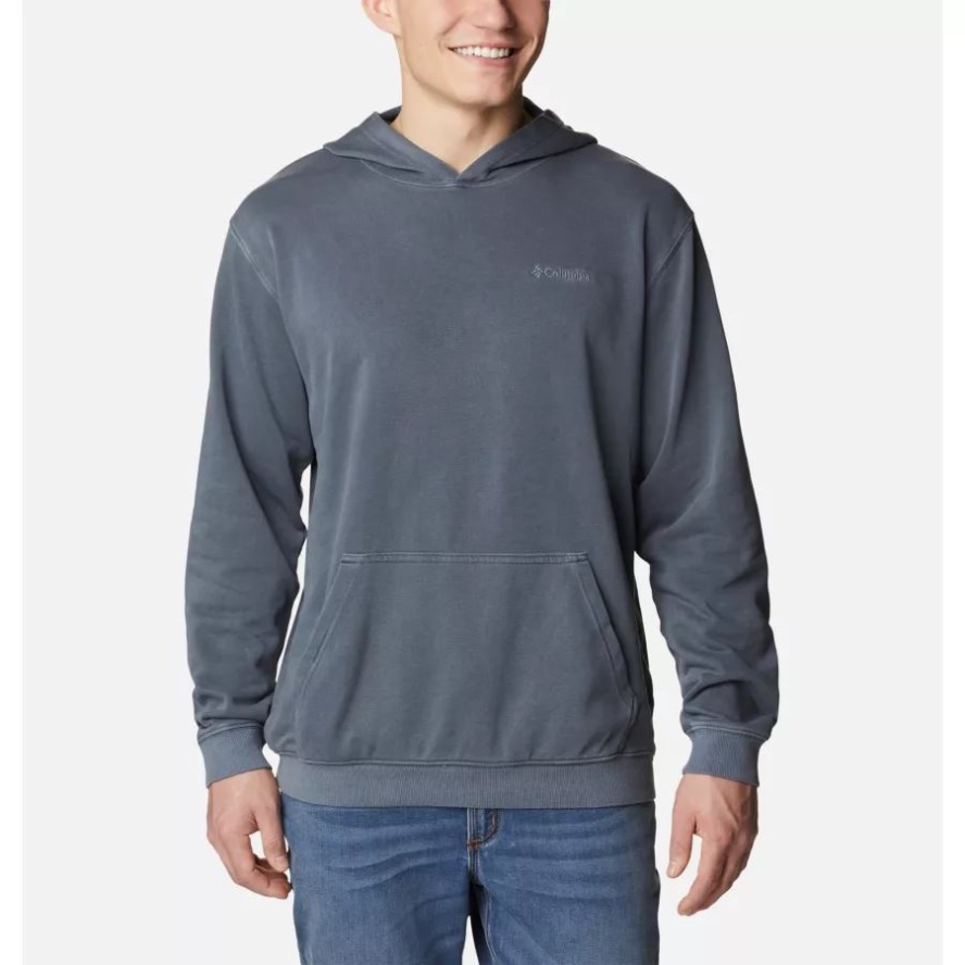 Columbia Sale Men's Columbia Sale Lodge French Terry Novelty Hoodie Dark Mountain
