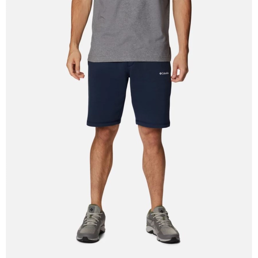 Columbia Sale Men's Columbia Sale Logo Fleece Shorts Collegiate Navy