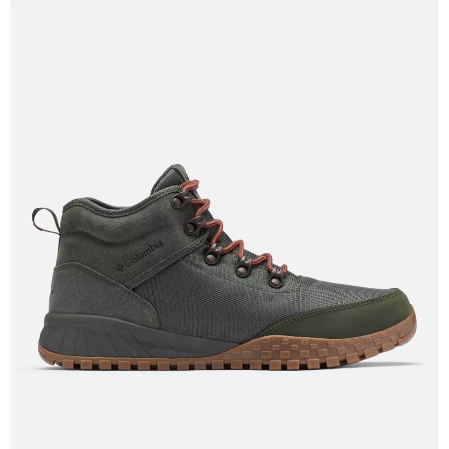 Columbia Sale Men's Fairbanks Mid Boot Gravel/Dark Moss