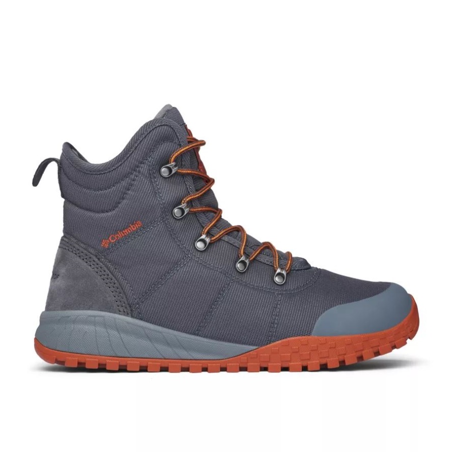 Columbia Sale Men's Fairbanks Omni-Heat Boots Graphite/Dark Adobe